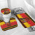 Germany Christmas Bathroom Set Saint Nicholas And Knecht Ruprecht Drink Beer - Wonder Print Shop