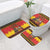 Germany Christmas Bathroom Set Saint Nicholas And Knecht Ruprecht Drink Beer - Wonder Print Shop