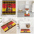 Germany Christmas Bathroom Set Saint Nicholas And Knecht Ruprecht Drink Beer - Wonder Print Shop