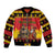 Germany Christmas Bomber Jacket Saint Nicholas And Knecht Ruprecht Drink Beer - Wonder Print Shop