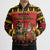 Germany Christmas Bomber Puffer Jacket Saint Nicholas And Knecht Ruprecht Drink Beer - Wonder Print Shop