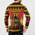 Germany Christmas Button Sweatshirt Saint Nicholas And Knecht Ruprecht Drink Beer - Wonder Print Shop