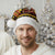 Germany Christmas Santa Hat Saint Nicholas And Knecht Ruprecht Drink Beer - Wonder Print Shop