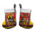Germany Christmas Stocking Saint Nicholas And Knecht Ruprecht Drink Beer - Wonder Print Shop