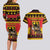 Germany Christmas Couples Matching Long Sleeve Bodycon Dress and Hawaiian Shirt Saint Nicholas And Knecht Ruprecht Drink Beer - Wonder Print Shop
