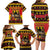Germany Christmas Family Matching Long Sleeve Bodycon Dress and Hawaiian Shirt Saint Nicholas And Knecht Ruprecht Drink Beer - Wonder Print Shop