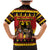 Germany Christmas Family Matching Mermaid Dress and Hawaiian Shirt Saint Nicholas And Knecht Ruprecht Drink Beer - Wonder Print Shop