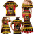Germany Christmas Family Matching Mermaid Dress and Hawaiian Shirt Saint Nicholas And Knecht Ruprecht Drink Beer - Wonder Print Shop