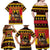 Germany Christmas Family Matching Off Shoulder Maxi Dress and Hawaiian Shirt Saint Nicholas And Knecht Ruprecht Drink Beer - Wonder Print Shop
