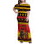 Germany Christmas Family Matching Off Shoulder Maxi Dress and Hawaiian Shirt Saint Nicholas And Knecht Ruprecht Drink Beer - Wonder Print Shop