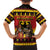 Germany Christmas Family Matching Off Shoulder Short Dress and Hawaiian Shirt Saint Nicholas And Knecht Ruprecht Drink Beer - Wonder Print Shop