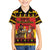 Germany Christmas Family Matching Puletasi and Hawaiian Shirt Saint Nicholas And Knecht Ruprecht Drink Beer - Wonder Print Shop