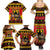 Germany Christmas Family Matching Summer Maxi Dress and Hawaiian Shirt Saint Nicholas And Knecht Ruprecht Drink Beer - Wonder Print Shop