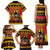 Germany Christmas Family Matching Tank Maxi Dress and Hawaiian Shirt Saint Nicholas And Knecht Ruprecht Drink Beer - Wonder Print Shop