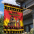 Germany Christmas Garden Flag Saint Nicholas And Knecht Ruprecht Drink Beer - Wonder Print Shop