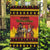 Germany Christmas Garden Flag Saint Nicholas And Knecht Ruprecht Drink Beer - Wonder Print Shop