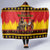 Germany Christmas Hooded Blanket Saint Nicholas And Knecht Ruprecht Drink Beer - Wonder Print Shop