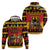 Germany Christmas Hoodie Saint Nicholas And Knecht Ruprecht Drink Beer - Wonder Print Shop