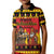 Germany Christmas Kid Polo Shirt Saint Nicholas And Knecht Ruprecht Drink Beer - Wonder Print Shop