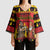 Germany Christmas Kimono Sleeve Blouse Saint Nicholas And Knecht Ruprecht Drink Beer - Wonder Print Shop
