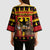 Germany Christmas Kimono Sleeve Blouse Saint Nicholas And Knecht Ruprecht Drink Beer - Wonder Print Shop