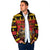 Germany Christmas Padded Jacket Saint Nicholas And Knecht Ruprecht Drink Beer - Wonder Print Shop