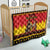Germany Christmas Quilt Saint Nicholas And Knecht Ruprecht Drink Beer - Wonder Print Shop