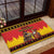 Germany Christmas Rubber Doormat Saint Nicholas And Knecht Ruprecht Drink Beer - Wonder Print Shop