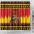 Germany Christmas Shower Curtain Saint Nicholas And Knecht Ruprecht Drink Beer - Wonder Print Shop