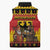 Germany Christmas Sleeveless Puffer Jacket Saint Nicholas And Knecht Ruprecht Drink Beer - Wonder Print Shop