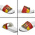 Germany Christmas Slide Sandals Saint Nicholas And Knecht Ruprecht Drink Beer - Wonder Print Shop