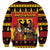 Germany Christmas Sweatshirt Saint Nicholas And Knecht Ruprecht Drink Beer - Wonder Print Shop