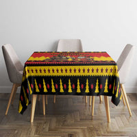 Germany Christmas Tablecloth Saint Nicholas And Knecht Ruprecht Drink Beer - Wonder Print Shop