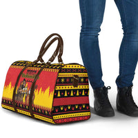 Germany Christmas Travel Bag Saint Nicholas And Knecht Ruprecht Drink Beer - Wonder Print Shop