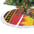 Germany Christmas Tree Skirt Saint Nicholas And Knecht Ruprecht Drink Beer - Wonder Print Shop