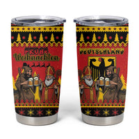 Germany Christmas Tumbler Cup Saint Nicholas And Knecht Ruprecht Drink Beer - Wonder Print Shop