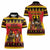 Germany Christmas Women Polo Shirt Saint Nicholas And Knecht Ruprecht Drink Beer - Wonder Print Shop