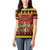 Germany Christmas Women Polo Shirt Saint Nicholas And Knecht Ruprecht Drink Beer - Wonder Print Shop