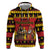 Germany Christmas Zip Hoodie Saint Nicholas And Knecht Ruprecht Drink Beer - Wonder Print Shop