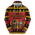Germany Christmas Zip Hoodie Saint Nicholas And Knecht Ruprecht Drink Beer - Wonder Print Shop