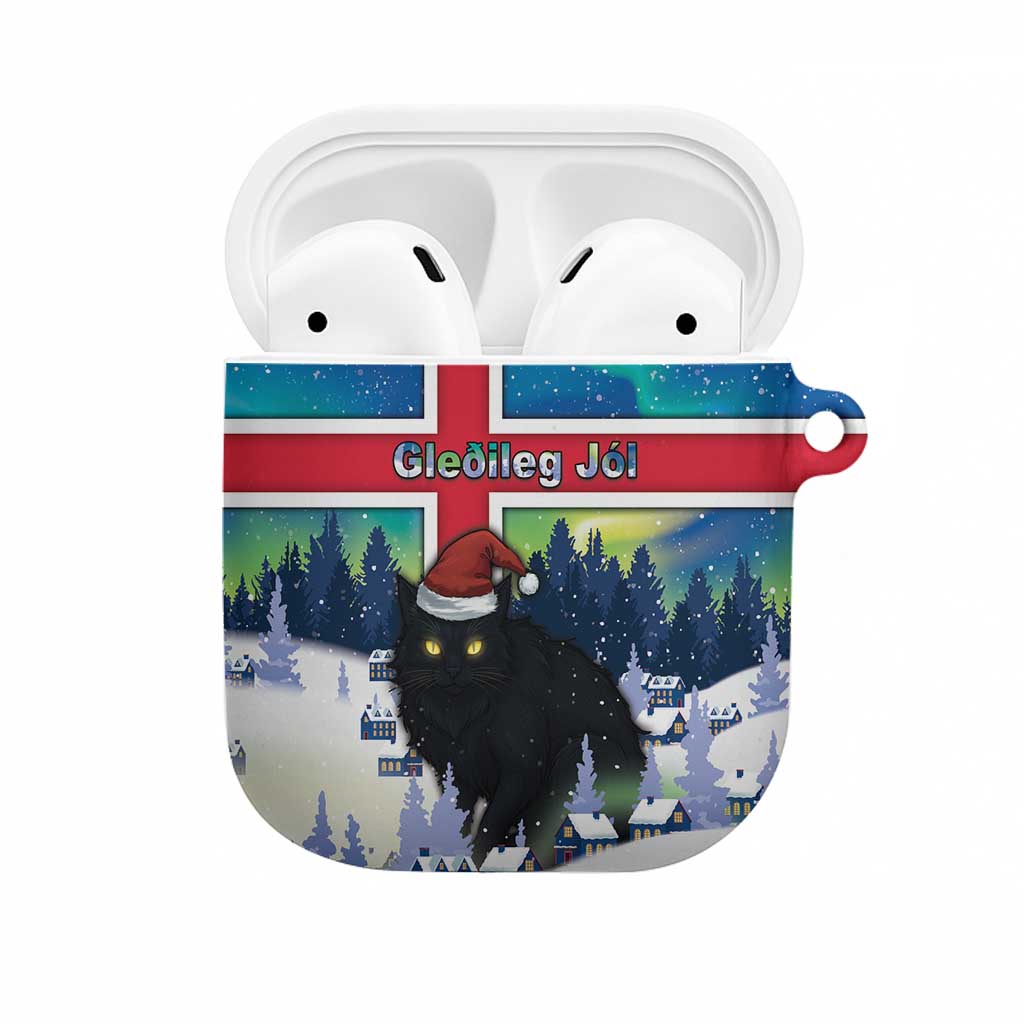 Iceland Christmas AirPods Case Yule Cat Gledileg Jol - Wonder Print Shop