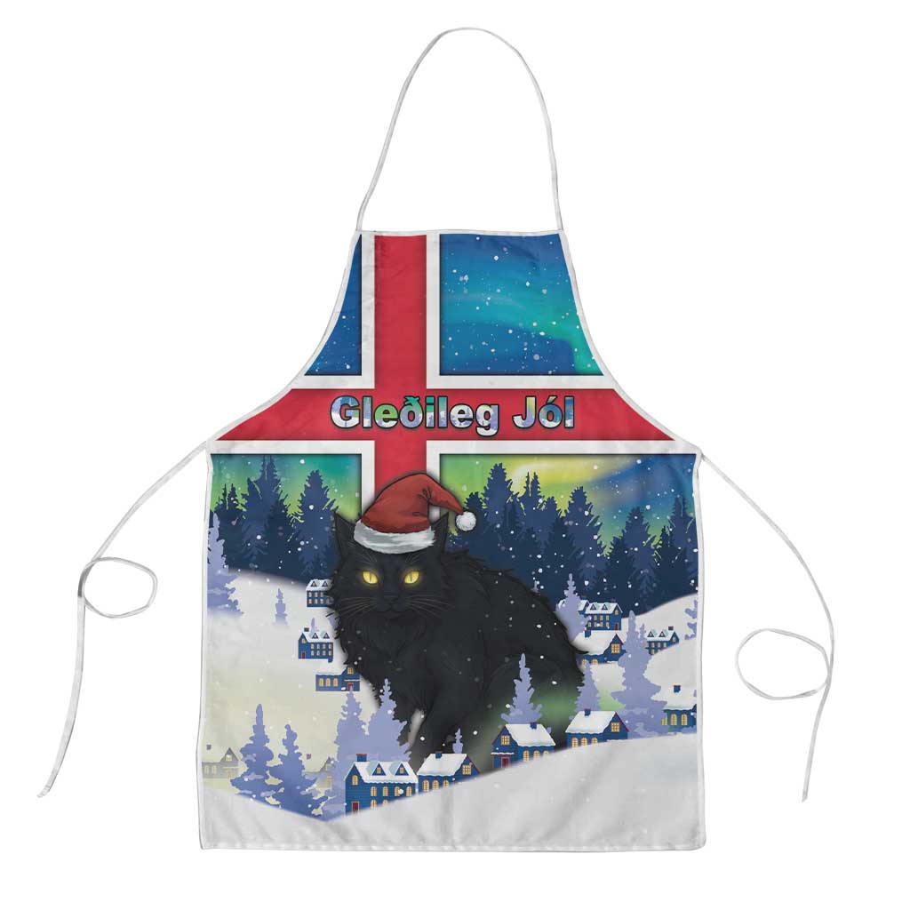 Iceland Christmas Apron Yule Cat Gledileg Jol - Wonder Print Shop