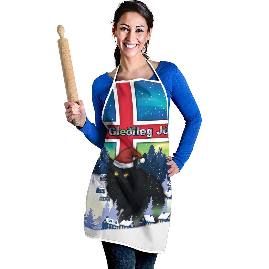 Iceland Christmas Apron Yule Cat Gledileg Jol - Wonder Print Shop