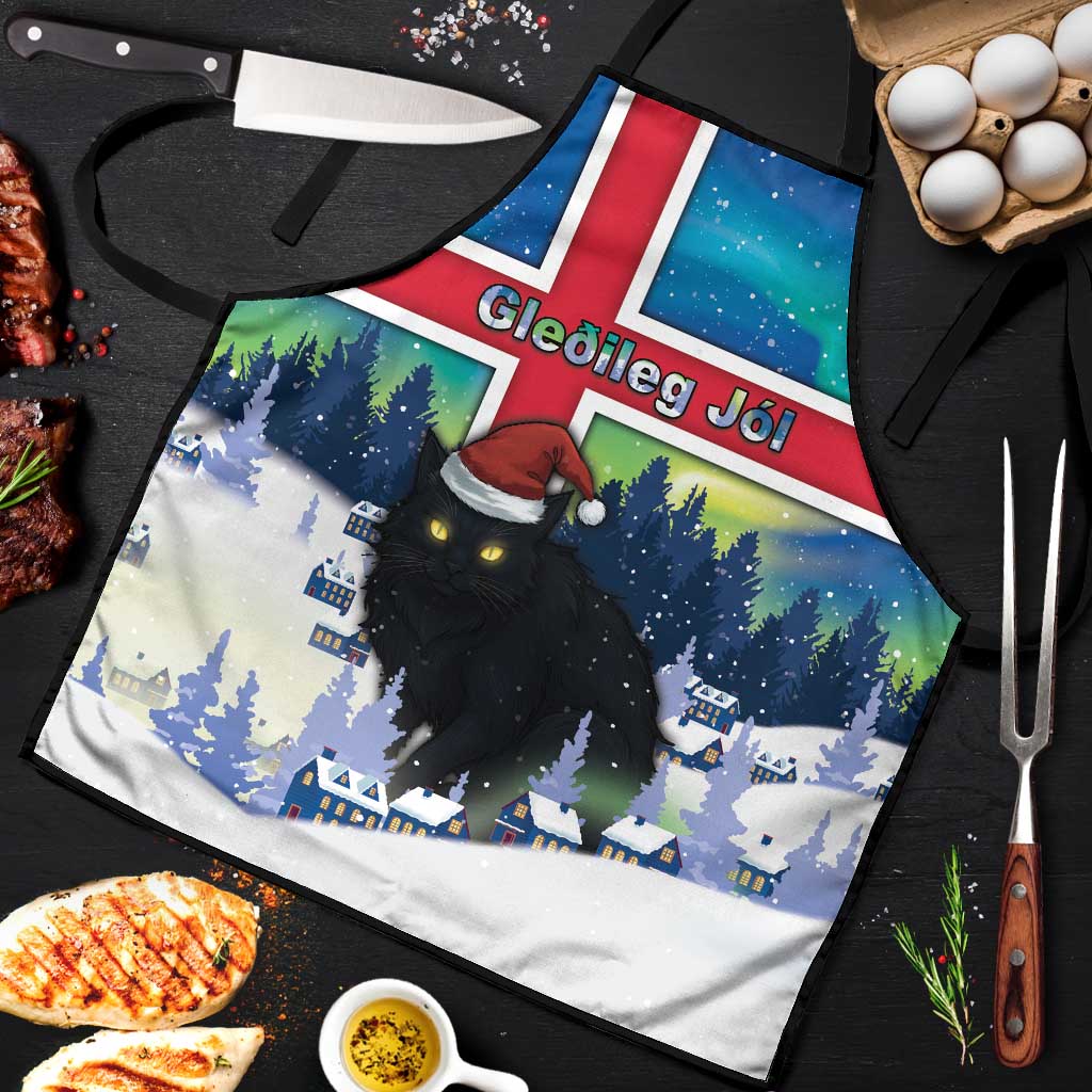 Iceland Christmas Apron Yule Cat Gledileg Jol - Wonder Print Shop