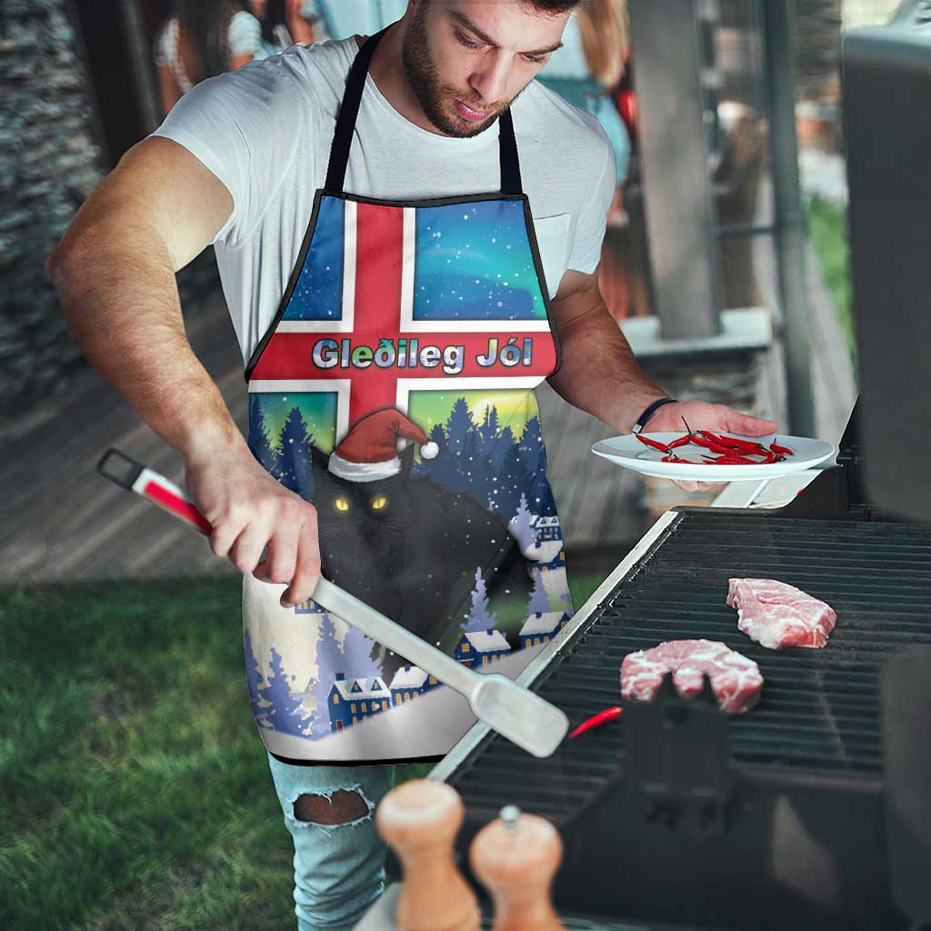 Iceland Christmas Apron Yule Cat Gledileg Jol - Wonder Print Shop