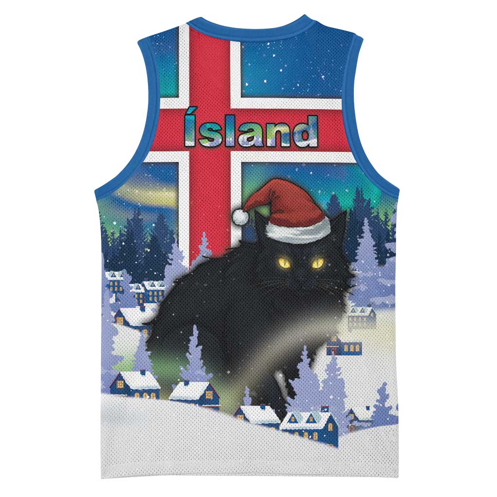 Iceland Christmas Basketball Jersey Yule Cat Gledileg Jol - Wonder Print Shop