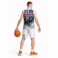 Iceland Christmas Basketball Jersey Yule Cat Gledileg Jol - Wonder Print Shop