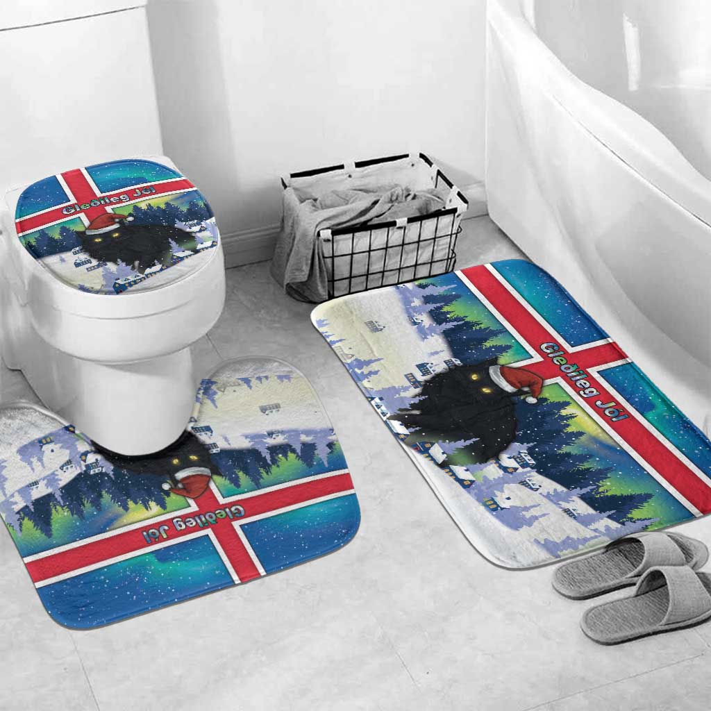Iceland Christmas Bathroom Set Yule Cat Gledileg Jol - Wonder Print Shop