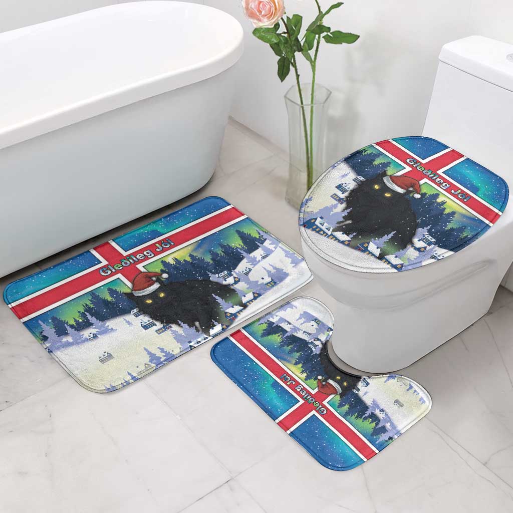 Iceland Christmas Bathroom Set Yule Cat Gledileg Jol - Wonder Print Shop