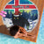 Iceland Christmas Beach Blanket Yule Cat Gledileg Jol - Wonder Print Shop